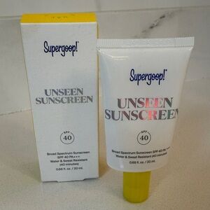 Supergoop! Unseen Sunscreen SPF 40 with Bright Yellow Cap